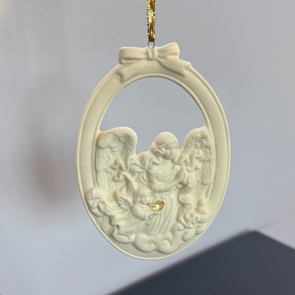 Rare PartyLite 2002 Angel of Hope Limited Edition Christmas Tree Ornament Retro